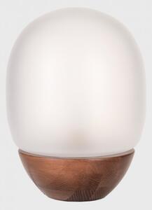 4concepts Designová stolní lampa SFERICO SATIN Barva: Tmavé dřevo