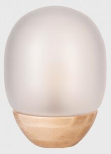 4concepts Designová stolní lampa SFERICO SATIN Barva: Tmavé dřevo
