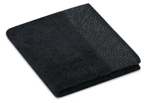 AmeliaHome Sada 3 ks ručníků BELLIS klasický styl černá