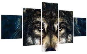 Obraz - Vlk (125x70 cm)
