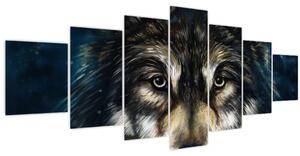 Obraz - Vlk (210x100 cm)