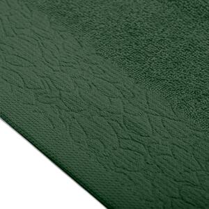 AmeliaHome Sada 3 ks ručníků FLOSS klasický styl tmavě zelená