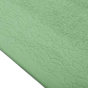 AmeliaHome Sada 3 ks ručníků FLOSS klasický styl zelená