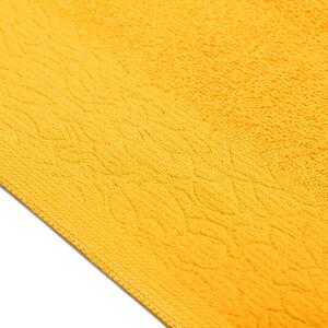 AmeliaHome Ručník FLOSS klasický styl 30x50 cm žlutý