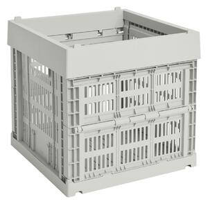 HAY Úložný box Colour Crate, Cube, Grey