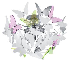 Stropní svítidlo BUTTERFLY stříbrná