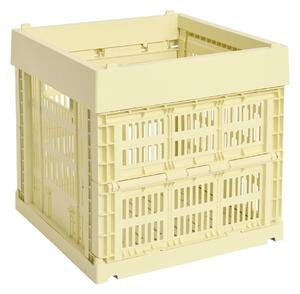 HAY Úložný box Colour Crate, Cube, Light Yellow