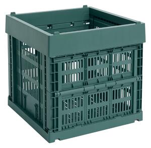 HAY Úložný box Colour Crate, Cube, Dark Green