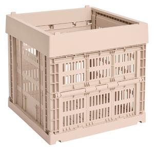 HAY Úložný box Colour Crate, Cube, Powder