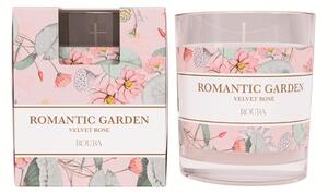 ROURA Romantic Garden - Velvet Rose Vonná svíčka, 130 g