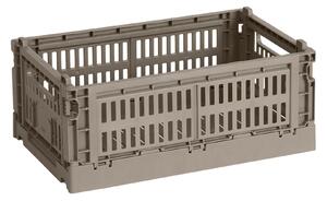 HAY Úložný box Colour Crate, Small, Warm Grey