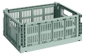 HAY Úložný box Colour Crate, Medium, Sage Green