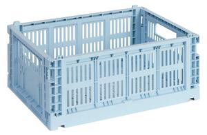 HAY Úložný box Colour Crate, Medium, Soft Blue