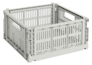 HAY Úložný box Colour Crate, Medium Square, Grey