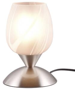 Stolní lampa CUP II bílá/chrom