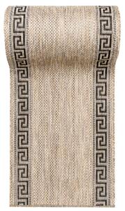 Makro Abra Běhoun Sisal MELISSA KF91A hnědý béžový Šíře: 80 cm