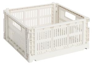 HAY Úložný box Colour Crate, Medium Square, Off-White