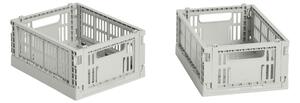 HAY Úložné boxy Colour Crate, Mini, 2 kusy, Grey