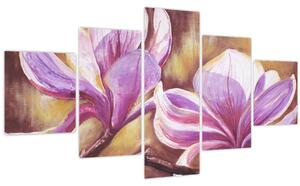 Obraz - Květy magnólie (125x70 cm)