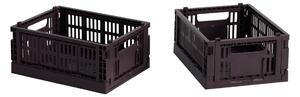 HAY Úložné boxy Colour Crate, Mini, 2 kusy, Bordeaux