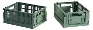 HAY Úložné boxy Colour Crate, Mini, 2 kusy, Sage Green