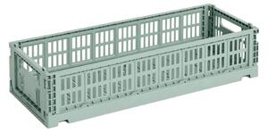HAY Úložný box Colour Crate, Mini Oblong, Sage Green