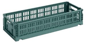 HAY Úložný box Colour Crate, Mini Oblong, Dark Green