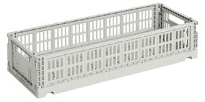 HAY Úložný box Colour Crate, Mini Oblong, Grey