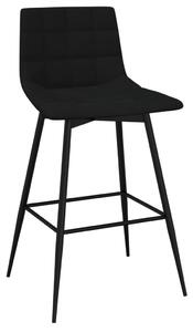 Barová židle černá samet