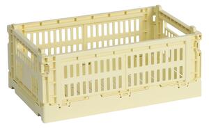 HAY Úložný box Colour Crate, Small, Light Yellow