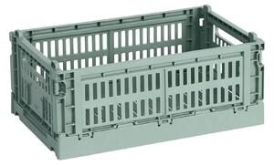 HAY Úložný box Colour Crate, Small, Sage Green