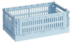HAY Úložný box Colour Crate, Small, Soft Blue