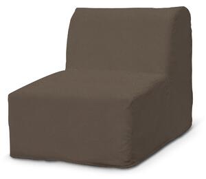 Potah na křeslo Lycksele jednoduchý barva hnědá látka pletený vzor
