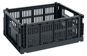 HAY Úložný box Colour Crate, Medium, Charcoal
