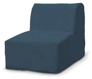 Potah na křeslo Lycksele jednoduchý barva modrá látka pletený vzor
