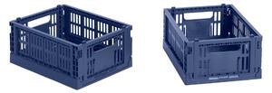HAY Úložný box Colour Crate, Mini, 2 kusy, Dark Blue