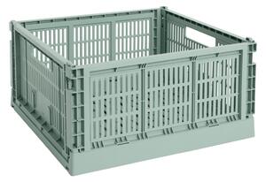 HAY Úložný box Colour Crate, Large Square, Sage Green