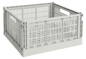 HAY Úložný box Colour Crate, Large Square, Grey
