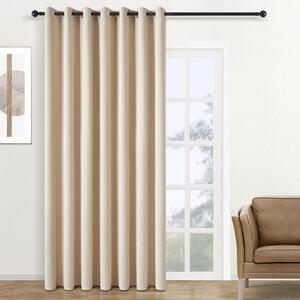 Termální závěs - Termální závěsy na zimu - Blackout závěs - 1 kus - Do obývacího pokoje - Ložnice - 300x260 cm - Béžový