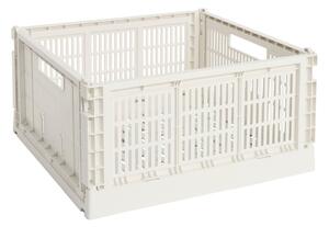 HAY Úložný box Colour Crate, Large Square, Off-White