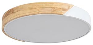 Stropní LED svítidlo MAPLE bílá/přírodní