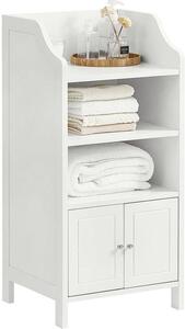Koupelnová komoda Rootz – úložná skříňka – organizér z MDF – 41 cm x 86 cm x 36 cm – ochrana proti převrácení – robustní konstrukce