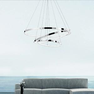 LED lustr Aria 135W 80 chrome