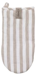 ERNST Rukavice na vaření Wide Stripes - Beige EF522