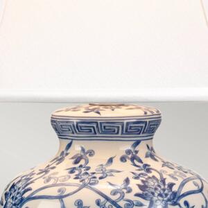 Elstead BLUE-G-JAR-TL - Stolní lampa BLUE GINGER JAR 1xE27/60W/230V 2