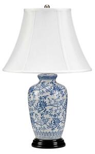 Elstead BLUE-G-JAR-TL - Stolní lampa BLUE GINGER JAR 1xE27/60W/230V