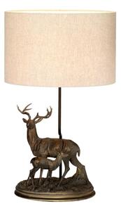 Elstead DL-AMELIA-TL - Stolní lampa AMELIA 1xE27/40W/230V bronzová