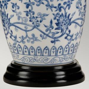 Elstead BLUE-G-JAR-TL - Stolní lampa BLUE GINGER JAR 1xE27/60W/230V 4