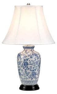 Elstead BLUE-G-JAR-TL - Stolní lampa BLUE GINGER JAR 1xE27/60W/230V