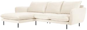 -25 % Dny MOMENTI– Cosmopolitan Design Sametová rohová pohovka Vienna 255 cm, levá